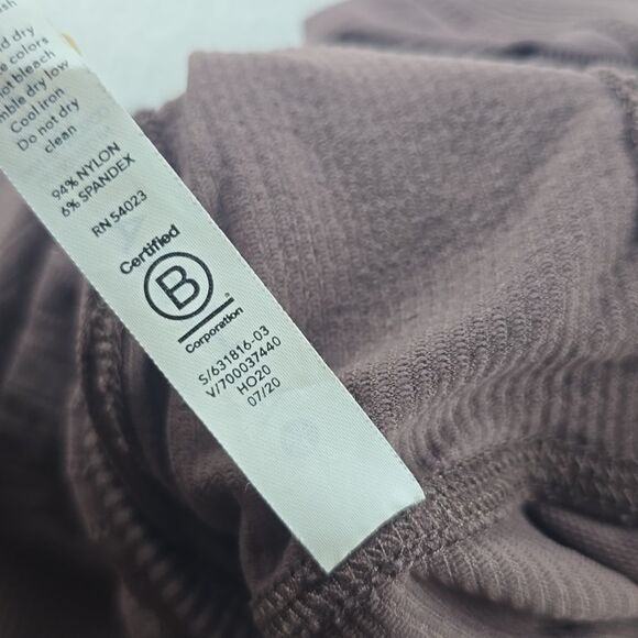 Athleta -1757 Women's Flurry Balaclava Rib Mix Solid Smoked Almond Brown Size XS - Picture 7 of 10